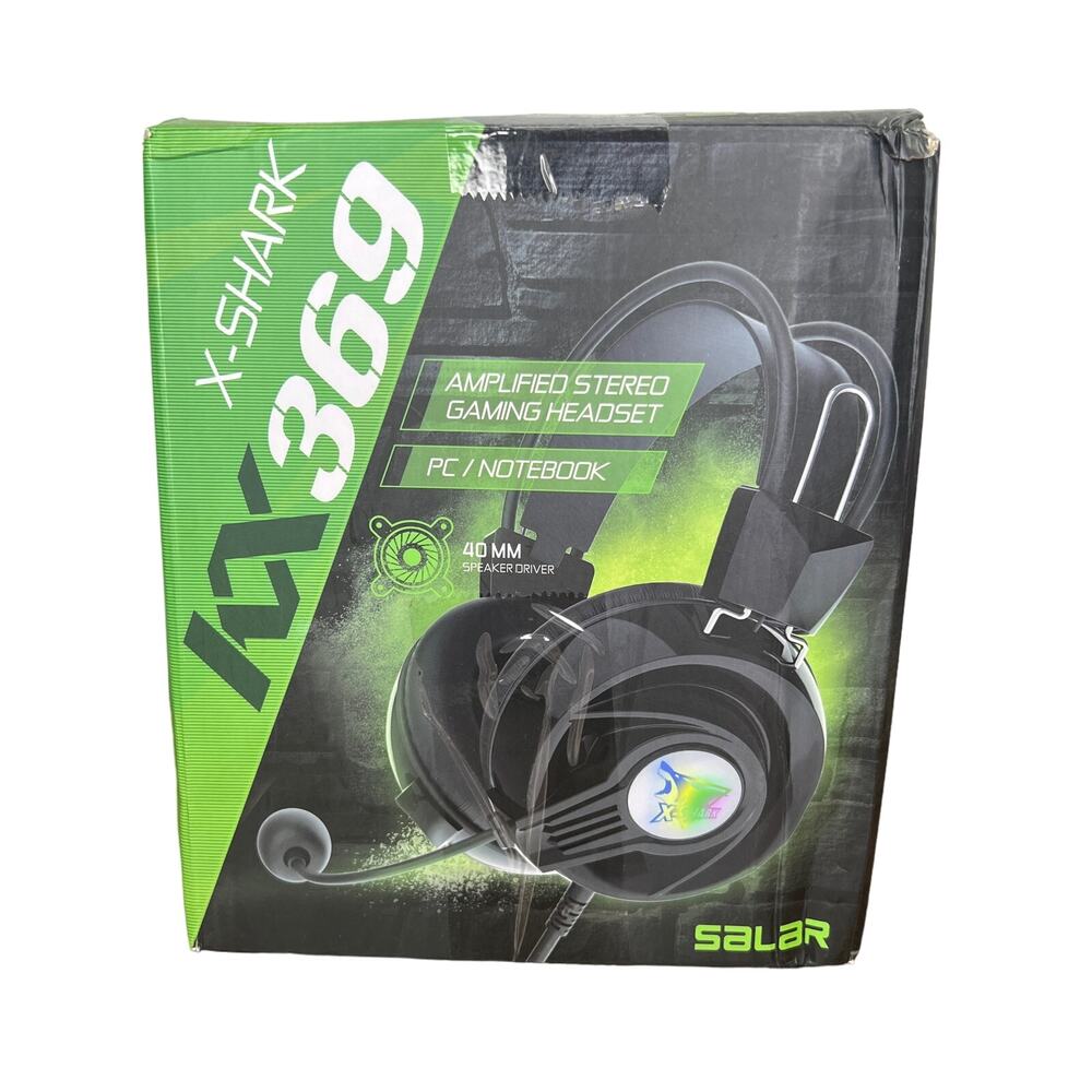 X- Shark KX369 Amplified Stereo Gaming Headset Purple PC/Notebook Salar w/Box